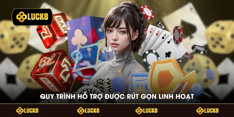 Quy trình hỗ trợ được rút gọn linh hoạt
